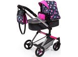 Bayer Kombi-Puppenwagen »Vario, blau«, mit Wickeltasche