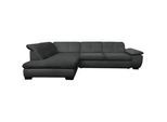 Xora Ecksofa , Dunkelgrau , Textil , Ottomane links, L-Form , 313x242 cm , Typenauswahl, Fußauswahl, Lederauswahl, Stoffauswahl, Armteilvarianten, Sitzqualitäten, seitenverkehrt erhältlich, Bettfunktion erhältlich, Hocker erhältlich , Wohnzimmer, Sofas & Couches, Wohnlandschaften, Ecksofas