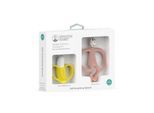 Matchstick Monkey Banana & Monkey Teether Set Pink