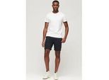 Shorts SUPERDRY "VINTAGE OFFICER CHINO SHORT", Herren, Gr. 38, N-Gr, blau (eclipse navy), Web, Obermaterial: 98% Baumwolle, 2% Elasthan, unifarben, modisch, regular fit kniefrei, Hosen