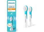 Philips Sonicare For Kids Mini 3+ HX6032/90 testine di ricambio per spazzolino per bambini 2 pz