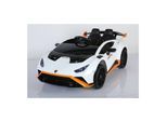 ES-Toys Kinder Elektroauto Lamborghini Huracan STO Drift Fernbedienung MP3 USB weiß