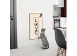 Canadian Cat Company Kratzteppich 80x40cm mit Wandbefestigung beige