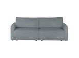 Xora 2,5-Sitzer , Dunkelgrau , Textil , 240x70x125 cm , Stoffauswahl, Armteil links, Armteil rechts , Wohnzimmer, Sofas & Couches, Sofas, Textilsofas