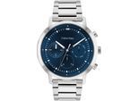 Calvin Klein Multifunktionsuhr »GAUGE« Quarzuhr, Armbanduhr, Herrenuhr, Datum, Edelstahlarmband
