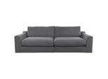 home24 Bigsofa , Grau , Textil , 276x90x109 cm , Typenauswahl, Rücken echt, Armteil links, Armteil rechts , Wohnzimmer, Sofas & Couches, Sofas, Textilsofas