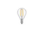 Philips LED-Lampe CorePro LEDluster - LED filament light bulb - shape: P45 - clear finish - E14 - 4.3 W - warm white light - 2700 K E14