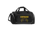 multifanshop Sporttasche - Dortmund - Herzschlag - Druck gelb - Tasche