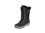 Stiefel MOLS "Drenu", Damen, Gr. 37, schwarz, Kunstfaser, Polyurethane, Schuhe Snowboots Winterstiefel, mit wasserdichter Funktions-Membran