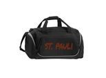 multifanshop Sporttasche - St. Pauli - Textmarker - Druck braun - Tasche