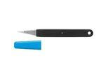 Cuttermesser Martor Trimmex Simplasto, ergonomisch, rutschfest, mit Kappe und Öse, L 163 x B 7,5 x H 17 mm, Stahl/Aluminium/Kunststoff, schwarz