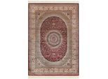 Wecon Home Webteppich , Rot , Textil , orientalisch , rechteckig , 200x290 cm , Textiles Vertrauen - Oeko-Tex®, Hohenstein, AZO-frei, Oeko-Tex® Standard 100 , für Fußbodenheizung geeignet, in verschiedenen Größen erhältlich, UV-beständig, lichtunempfindlich, pflegeleicht, strapazierfähig, leicht zusammenrollbar , Teppiche Und Böden, Teppiche, Webteppiche