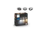 Philips Hue Milliskin Recessed Spotlight Round - Aluminium - 3-Pack