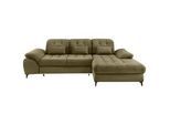 Livetastic Eckschlafsofa , Olivgrün , Textil , Füllung: Schaumstoff , 273x189 cm , Made in Eu , seitenverkehrt erhältlich, Rücken echt, Armteil links, Armteil rechts , Wohnzimmer, Sofas & Couches, Schlafsofas, Sonstige Schlafsofas