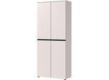 Aktenschrank Aalborg, 2 Türen, 4 Fachböden, Möbelgleiter, Spanplatte melaminharzbeschichtet, B 810 x T 400 x H 1970 mm, kaschmir