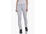 Outdoorhose SCHÖFFEL "Outdoor-Hose", Damen, Gr. 24, Kurzgrößen, grau (9180, grau), Oberstoff: 89% Nylon, 11% Elasthan, Hosen Outdoorhose