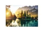 Monee Glasbild , Multicolor , Glas, Papier , rechteckig , 120x80 cm , Made in Europe , einfache und schnelle Anbringung, glänzend , Bilder & Rahmen, Bilder, Glasbilder