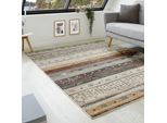 Teppich LUXOR LIVING "Montreal", bunt (multi), B:160cm H:12mm L:230cm, Polypropylen, Teppiche, Teppich, Kurzflor, modernes Design, Wohnzimmer, Schlafzimmer