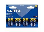 VARTA Batterien Longlife Power, Spannung 1,5 V, besonders langlebig, Mignon AA, 8 Stück