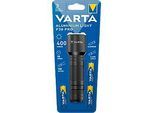LED-Taschenlampe Varta Aluminium Light F30 Pro, 400 lm, 150 m Reichweite, bis 50 h, inkl. 3 AAA Batterien, ⌀ 36 x H 129 mm, Aluminium, schwarz