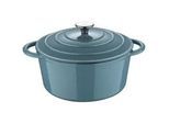 SAN Ignacio Kasserolle , Pastellblau , Metall , 5 l , Kochgeschirr, Töpfe, Kasserollen