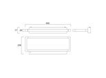 Sylvania LED-Wandleuchte Areum, 60 x 24 cm, weiß, 840