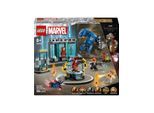 LEGO Super Heroes Marvel 76315 Iron Mans Labor: Halle der Rüstungen