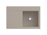 Villeroy und Boch Subway Style 45 Einbauspüle 334700AM Spülbecken rechts, almond CeramicPlus, 78 x 51 cm