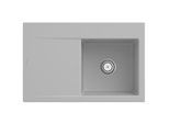 Villeroy und Boch Subway Style 45 Einbauspüle 334700SM Spülbecken rechts, steam CeramicPlus, 78 x 51 cm