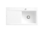 Villeroy und Boch Subway Style 50 Einbauspüle 335102R1 Becken rechts, 900 x 510 mm, Ablaufgarnitur mit Excenterbetätigung, weiß