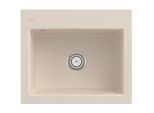 Villeroy und Boch Subway 60 S Einbauspüle 330900FU Spülbecken, 600 x 510 mm, ivory CeramicPlus