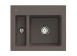 Villeroy und Boch Subway 60 XM Einbauspüle 678000TR Spülbecken, 620 x 510 mm, timber CeramicPlus