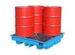 PE-Auffangwannen für 4 x 200 Liter-Fässer