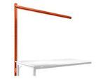 Aufbauportal f. Ansatztisch STANDARD Arbeitstisch-/Werkbanksystem UNIVERSAL/PROFI, 1750 mm, rotorange