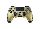 Steelplay Slim Pack - Game Pad - kabellos - 2.4 GHz - Gold - für Sony PlayStation 4, PC, Sony PlayStation 3