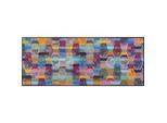wash+dry Läufer , Multicolor , Textil , Abstraktes , rechteckig , 75x190 cm , Oeko-Tex® Standard 100 , für Fußbodenheizung geeignet , Teppiche und Böden, Teppiche, Teppichläufer, Läufer