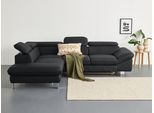 COTTA Ecksofa »Driver L-Form«, mit Kopfteilverstellung, wahlweise mit Bettfunktion