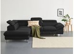 COTTA Ecksofa »Driver L-Form«, mit Kopfteilverstellung, wahlweise mit Bettfunktion