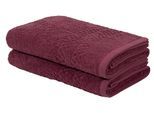 my home Duschtücher »Regona, Duschtücher (70x140cm), flauschig und weich, 500 gr/m²«, (Set, 2 St.), Premium Handtücher mit Bordüre, Handtuch-Set, 100% Baumwolle