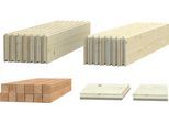 Gartenhaus-Fußboden PALMAKO, beige (natur), B:484cm H:1,9cm T:360cm, Massivholz, Gartenhaus-Fußböden, passend für Gartenhaus Klara 17,0 m2