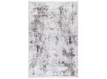 Novel Vintage-Teppich , Grau , Textil , Abstraktes , rechteckig , 120x180 cm , ISO 9001, Textiles Vertrauen - Oeko-Tex®, Global Recycled Standard (Grs) , für Fußbodenheizung geeignet, in verschiedenen Größen erhältlich, für Hausstauballergiker geeignet, waschbar, platzsparend, leicht zusammenrollbar , Teppiche Und Böden, Teppiche, Webteppiche