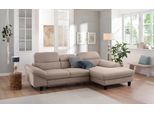 Home affaire Ecksofa »Pilot L-Form«, mit Kopfteilverstellung, optional Bettfunktion und Bettkasten
