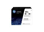 2er Original Multipack Set für HP CF287XD / 87X LaserJet Enterprise M 506 dn Toner