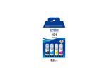 4er Original Multipack Set für Epson C13T00P640 / 104 Tintentanks