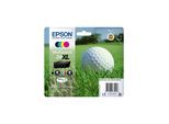 4er Original Multipack Set für Epson C13T34764010 / 34XL Workforce Pro WF-3720 DW Druckerpatronen