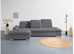 COTTA Ecksofa »Holiday L-Form mit Sitztiefen-, Armteil- und Kopfteilverstellung«, wahlweise mit Bettfunktion inkl. Bettkasten