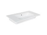 Waschtisch ELIKIA 910 x 155 x 520 mm, 1 Hahnloch, Keramik, weiß - 93 020 20