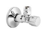 Schell Eckventil COMFORT 1/2'' x 1/2'' - selbstdichtend, mit Quetschverschraubung - Messing verchromt