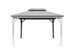 Xxxl Pavillon , Metall , 363x291x298 cm , wetterfest, wetterbeständig, rostfrei , Sonnenschutz, Pavillons