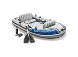 Intex Schlauchboot Excursion 4 Set | 315 x 165 x 43 cm | bis 500 kg